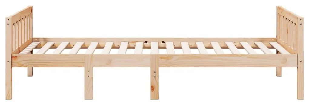 vidaXL tömör fenyőfa gyerekágy matrac nélkül 90 x 200 cm