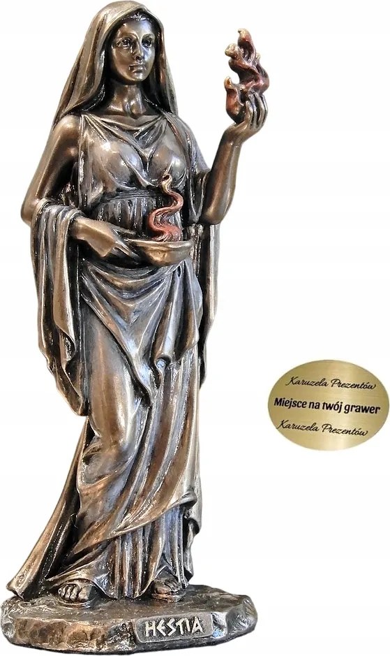 Veronese Figura Hestia Görög Istennő Otthoni Tábortűz Római Vesta V