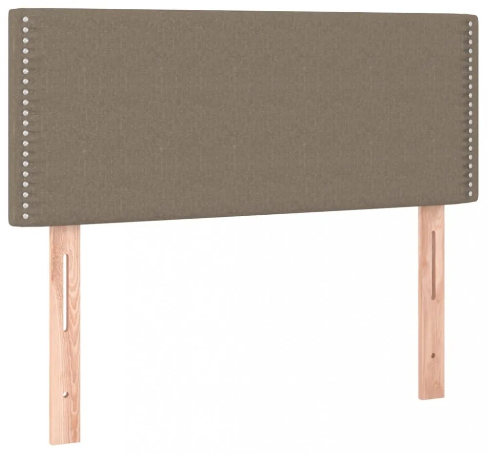 tópszínű szövet LED-es fejtámla 100x5x78/88 cm