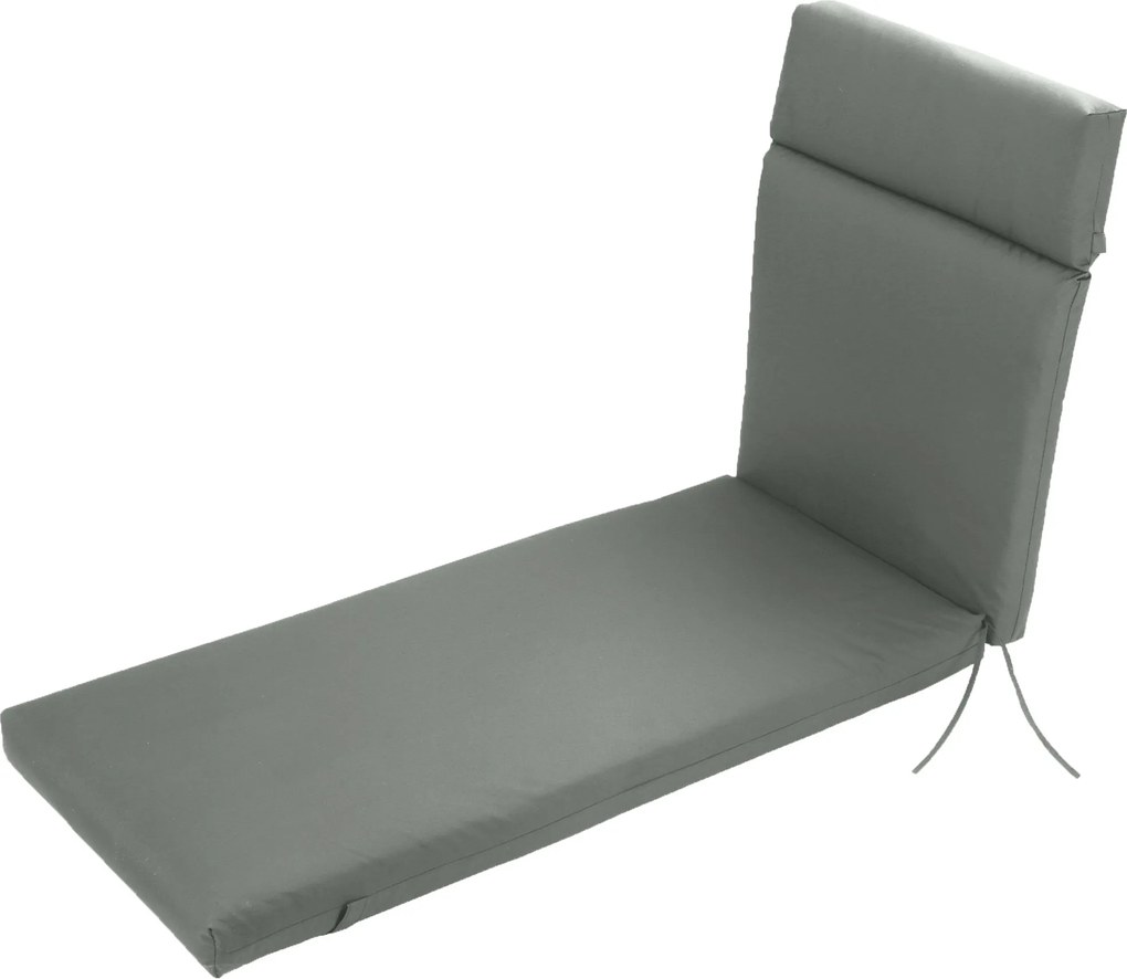 Outsunny Napernyő Párna Napernyő Pad Kert Párnázás Borító Poliészter Sötétszürke 196 x 55 x 8 cm | Aosom