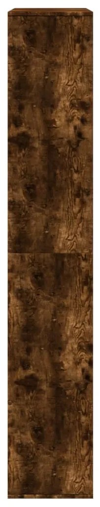füstös tölgy színű szerelt fa térelválasztó 100 x 33 x 187,5 cm