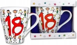 Márkás Bögre 18 Éveseknek Tizennyolcadik Születésnapra Ajándék Szülinaposnak