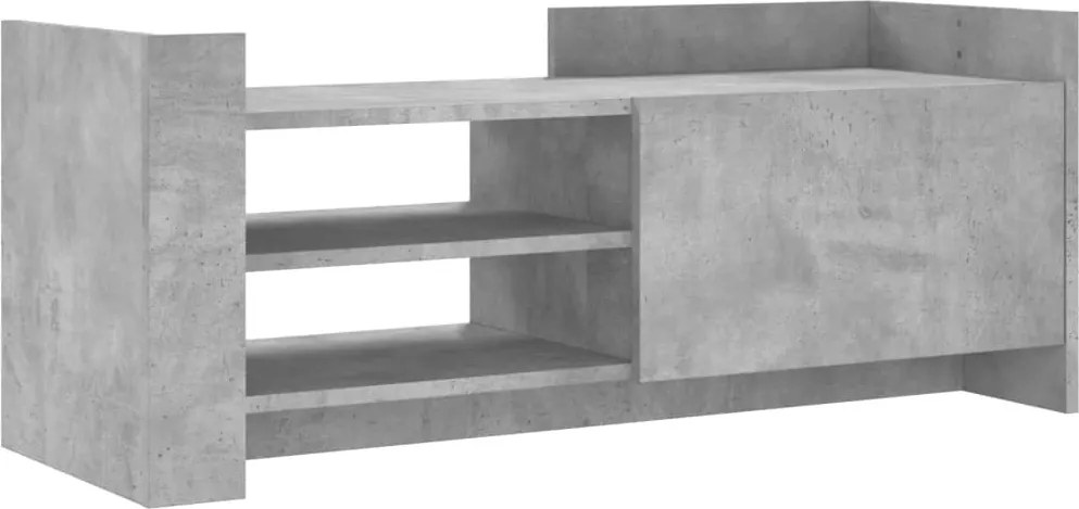 vidaXL betonszürke szerelt fa TV-szekrény 100x35x40 cm