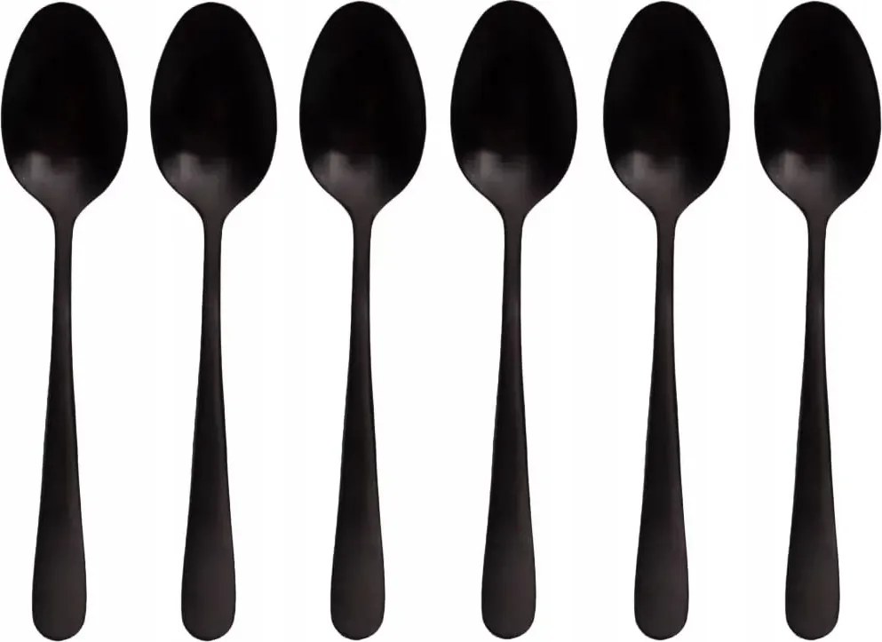 Desszert kanál szett Amefa 6 db-os fekete