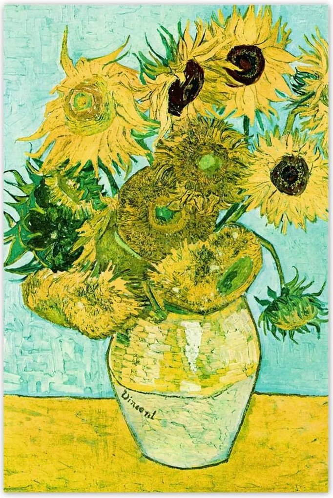 Poszterek 80x120 Van Gogh napraforgók