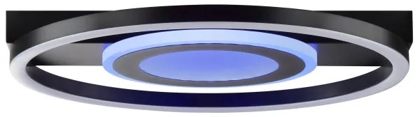 Brilliant -LED RGBW dimmelhető mennyezeti lámpatest MAUREEN LED/20W/230V 3000-6500K fekete+ távirányítóval