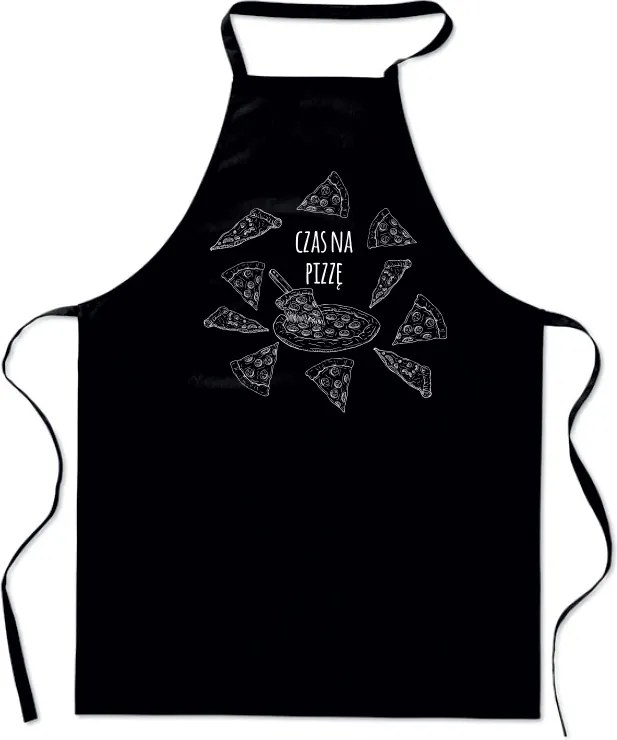 Pamut Kötény Nyomtatott Konyhai Pizza Idő Pizza Női Férfi