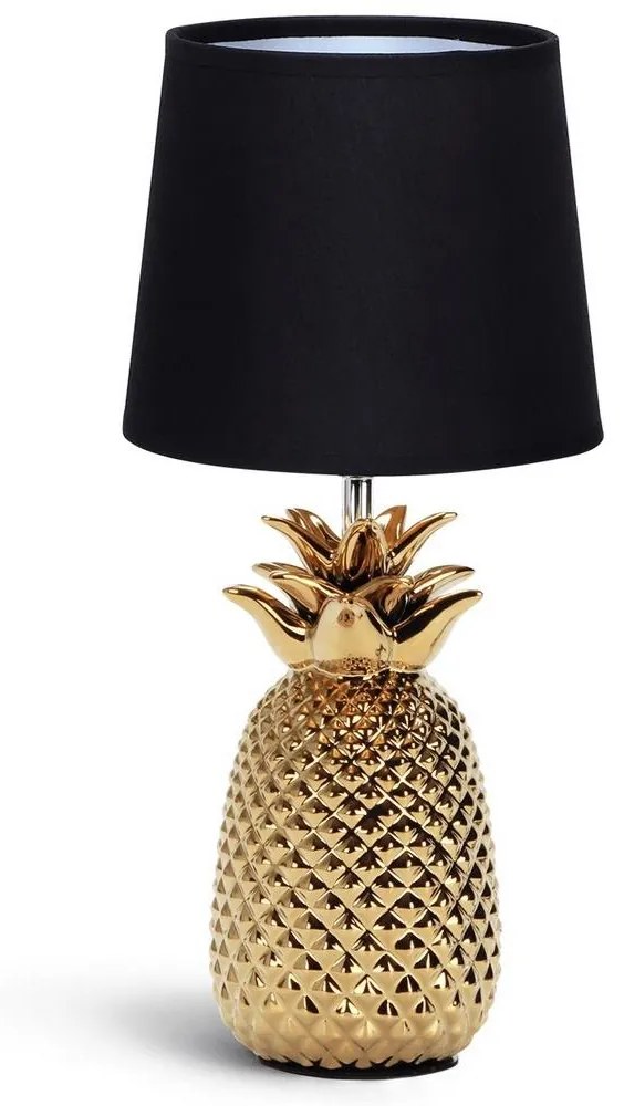 Aigostar - Asztali lámpa 1xE14/40W/230V arany/fekete