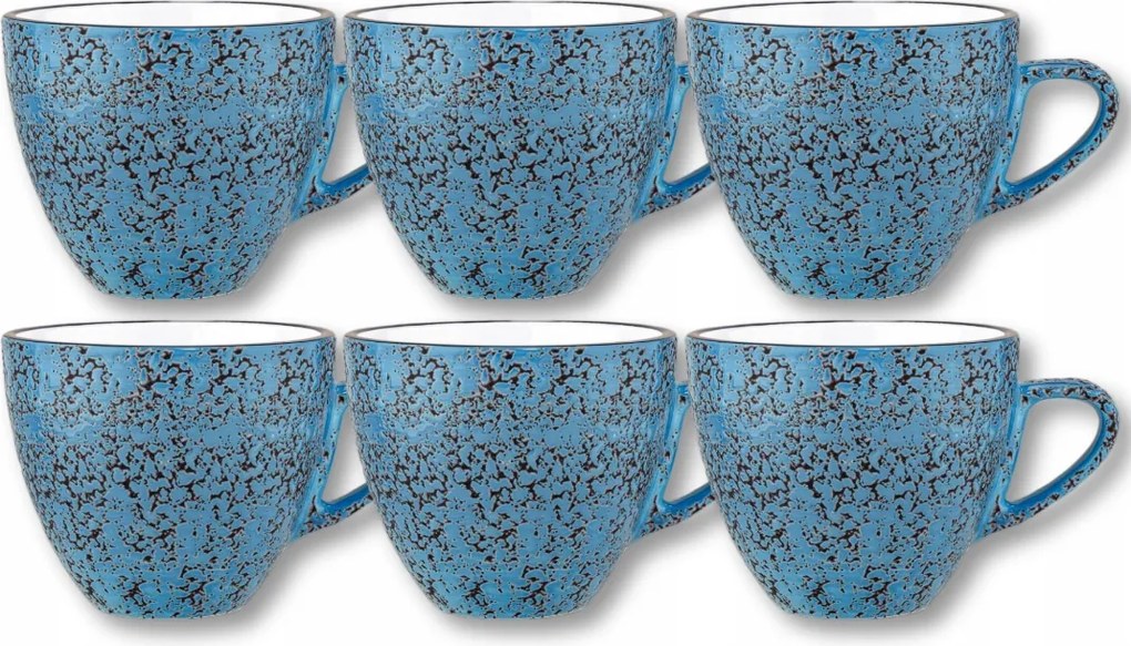 Kávéscsésze porcelán kék 300 ml Wilmax 6 db