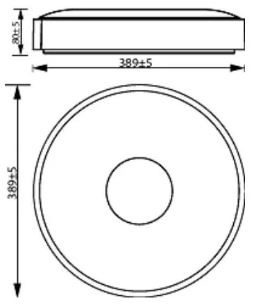 Philips - LED Dimmelhető mennyezeti lámpa COINER LED/24W/230V 4000K fehér