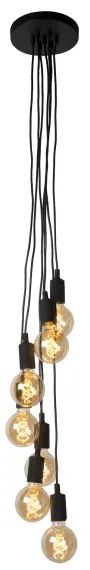 Lucide 08408/07/30 - Csillár zsinóron FIX MULTIPLE 7xE27/60W/230V