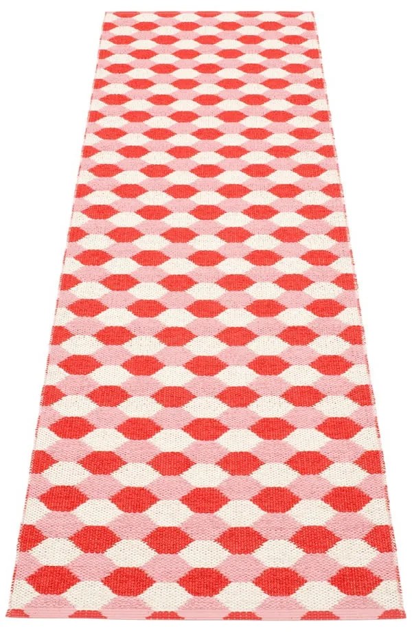 Piros kültéri-beltéri futószőnyeg 70x250 cm Dana Coral – Pappelina