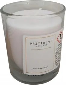 Illatgyertya befőttes üvegben hangulatos hely 130g