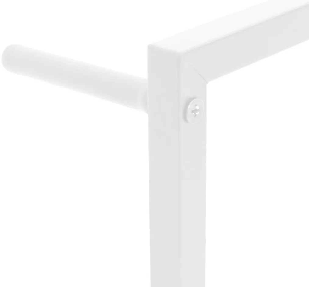 fehér acél törölközőtartó 60 x 10 x 116 cm