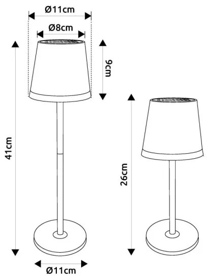 Globo 36637SM - LED Napelemes lámpa LED/0,6W/3V 3000K IP44 matt króm