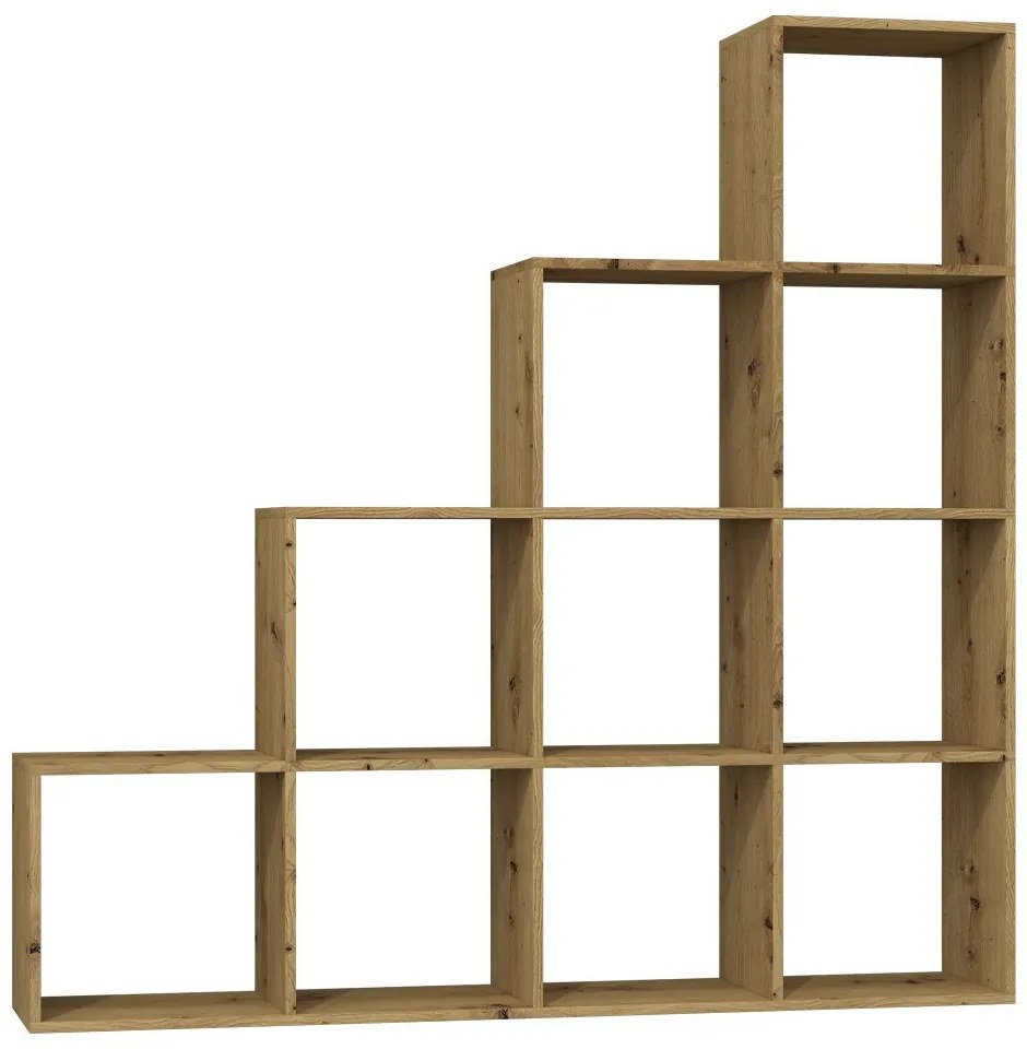 Step 4X4 polc, tölgy