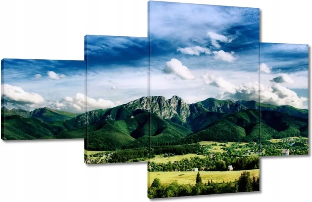 Festmények 130x80 Tátra Panoráma Tájkép