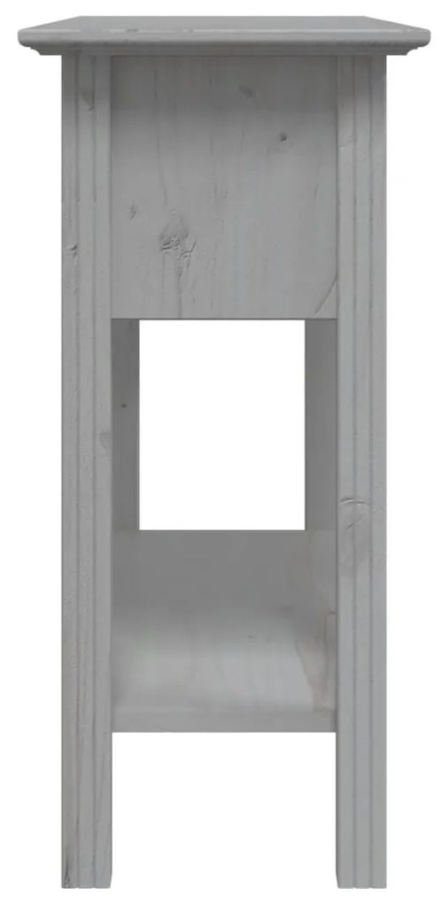 BODO sötétszürke tömör fenyőfa tálalóasztal 91x35x74 cm