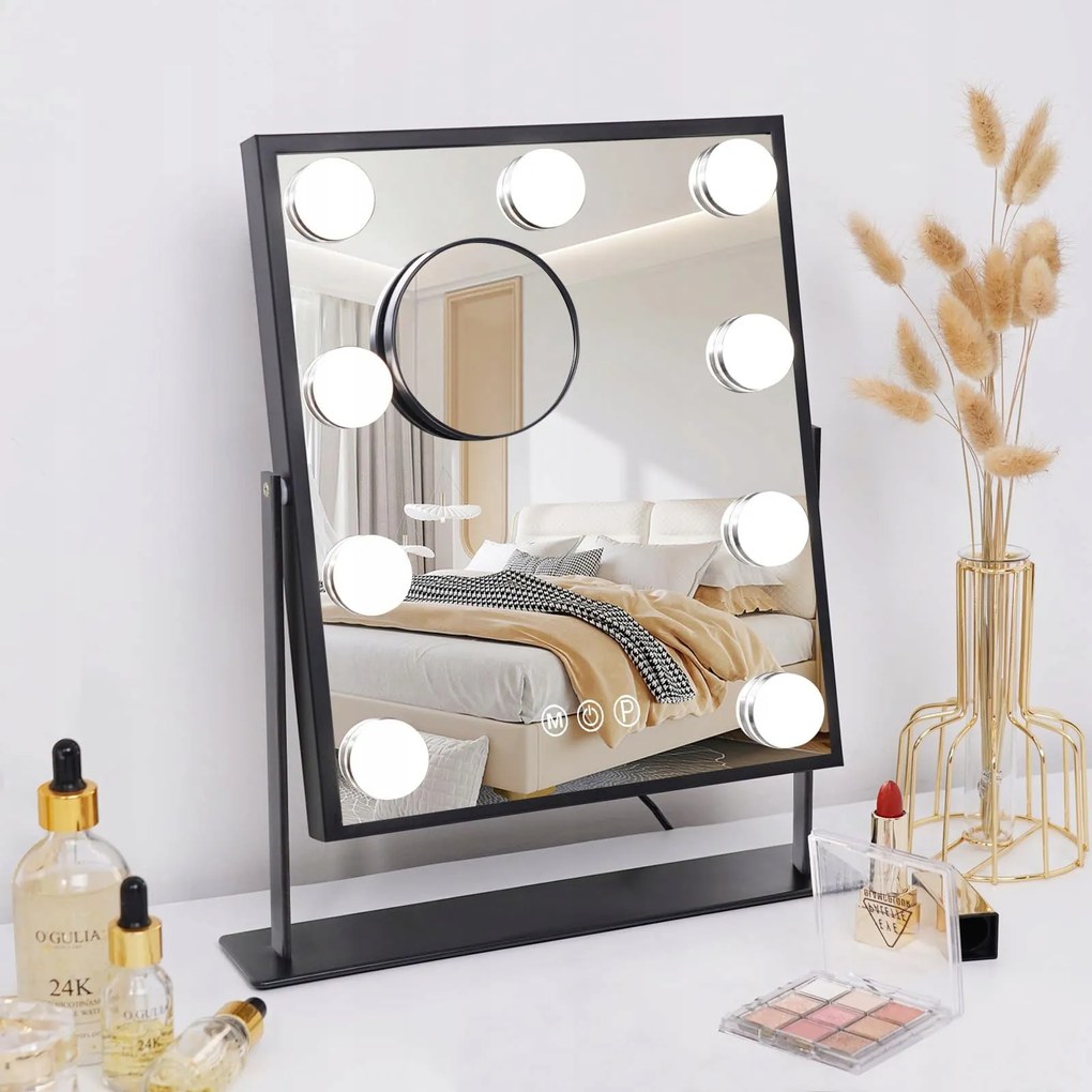 Tükör 36x29 Hollywood smink