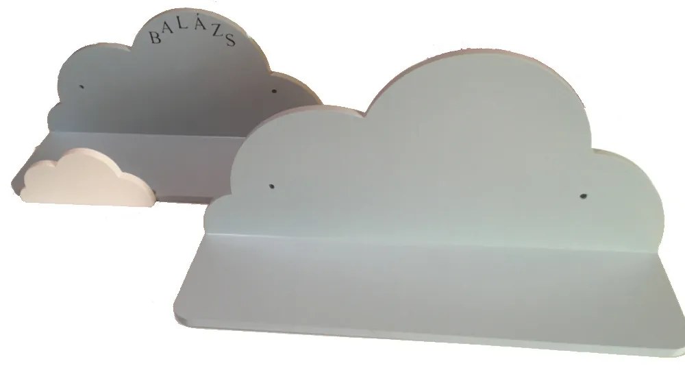 Gyerek felhő polc, 55 cm, előlap nélkül