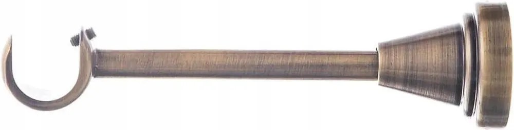 Fali konzol Mennyezeti 19mm Fém Függönykarnis kiegészítők