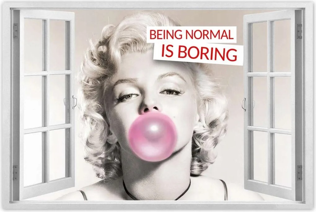 Poszterek 90x60 Being normal is Boring