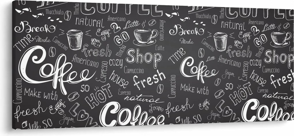Kép - Coffee (120x50 cm)