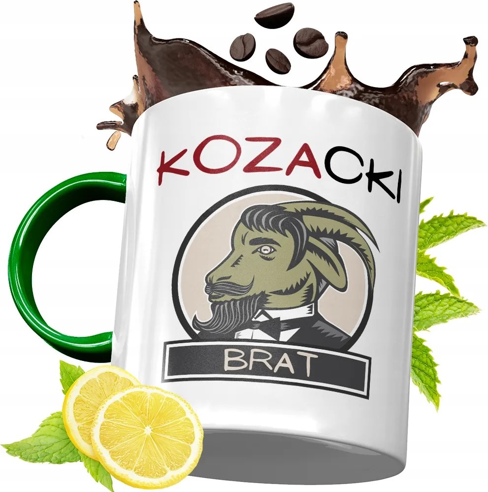 Zöld Bögre Testvérnek Ajándékba, fényképes nyomattal