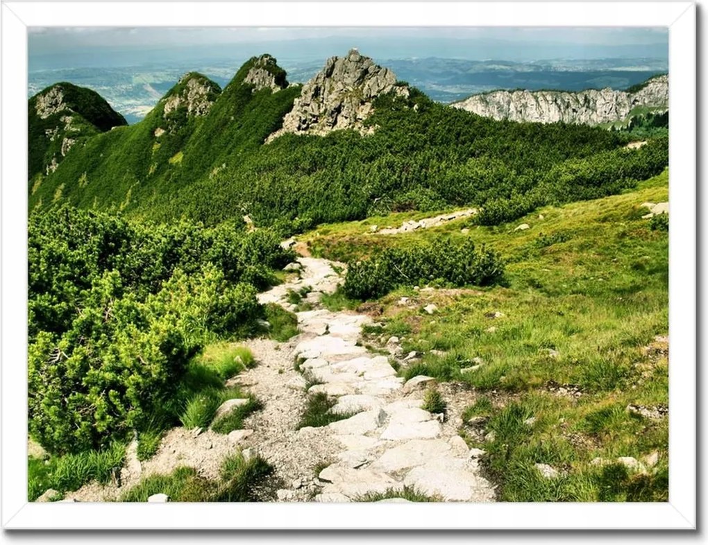 Poszterek keretben 40x30 Tátra Lengyel hegyek Kilátás