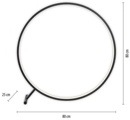 Paul Neuhaus 319-18 - LED Dimmelhető állólámpa HULA LED/21,5W/230V + távirányító