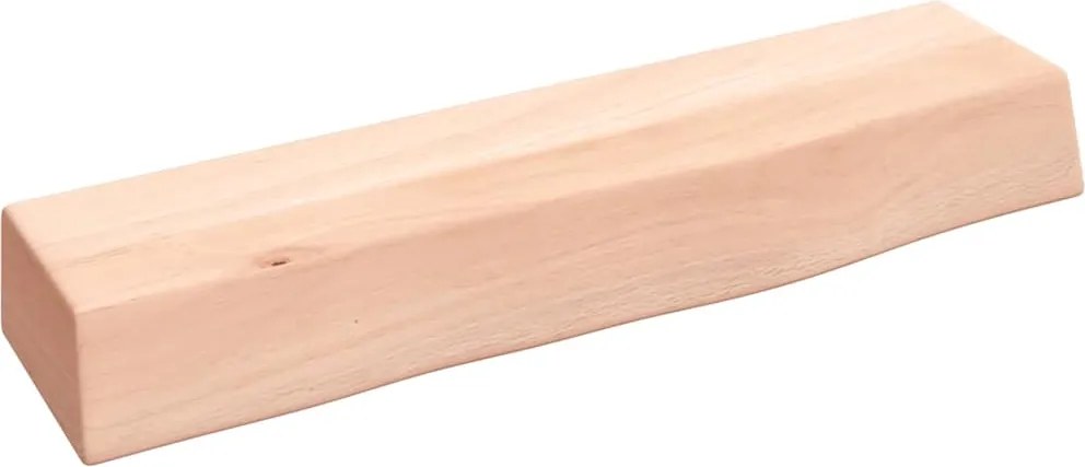 vidaXL kezeletlen tömör tölgyfa fali polc 40x10x6 cm