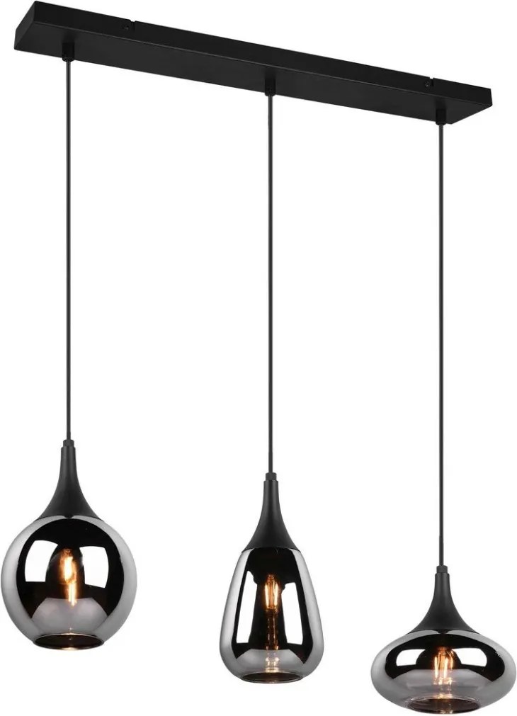 TRIO 317000332 LUMINA Többágú Függesztett Lámpa Fekete E14 IP20