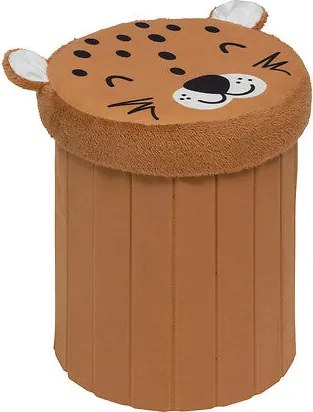 Tároló puff gyerekszobába- Leopárd