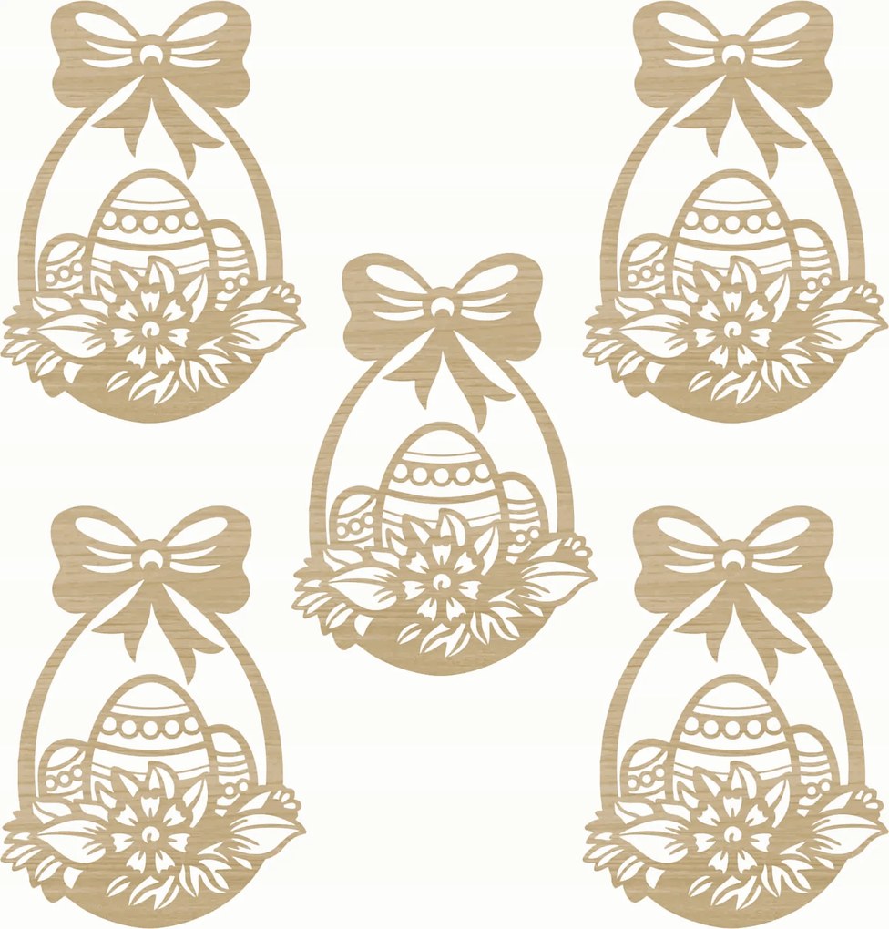 Húsvéti tojás szett Húsvéti Kosár Húsvéti Dekorációs Medál