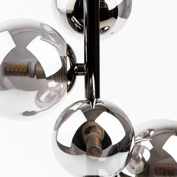 Brilagi - LED Asztali lámpa MILLA 4xG9/3W/230V fényezett króm/füstös