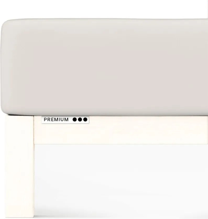 Schlafgut Premium lepedő 90x190-100x220 cm Sand Light 744