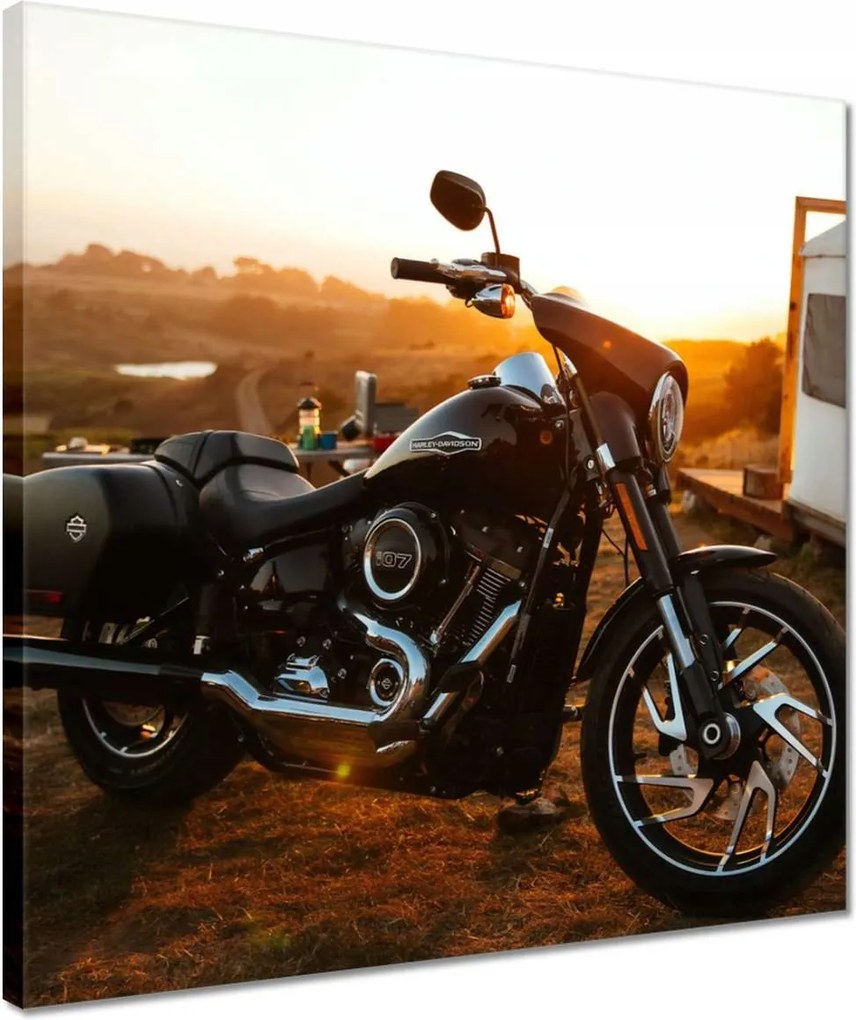 Vászonkép 40x40 Harley Davidson Motorkerékpár