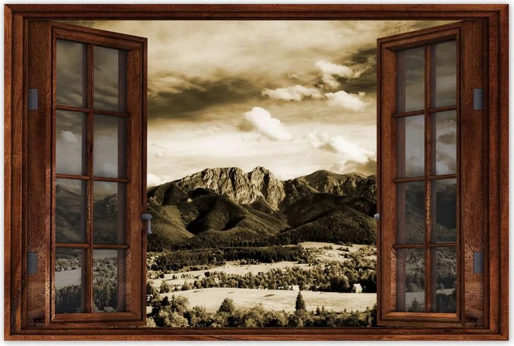 Poszterek 120x80 Tátra Lengyel hegyek Kilátás