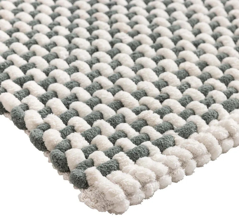 Zöld fürdőszobai kilépő 50x80 cm Rafael – douceur d'intérieur