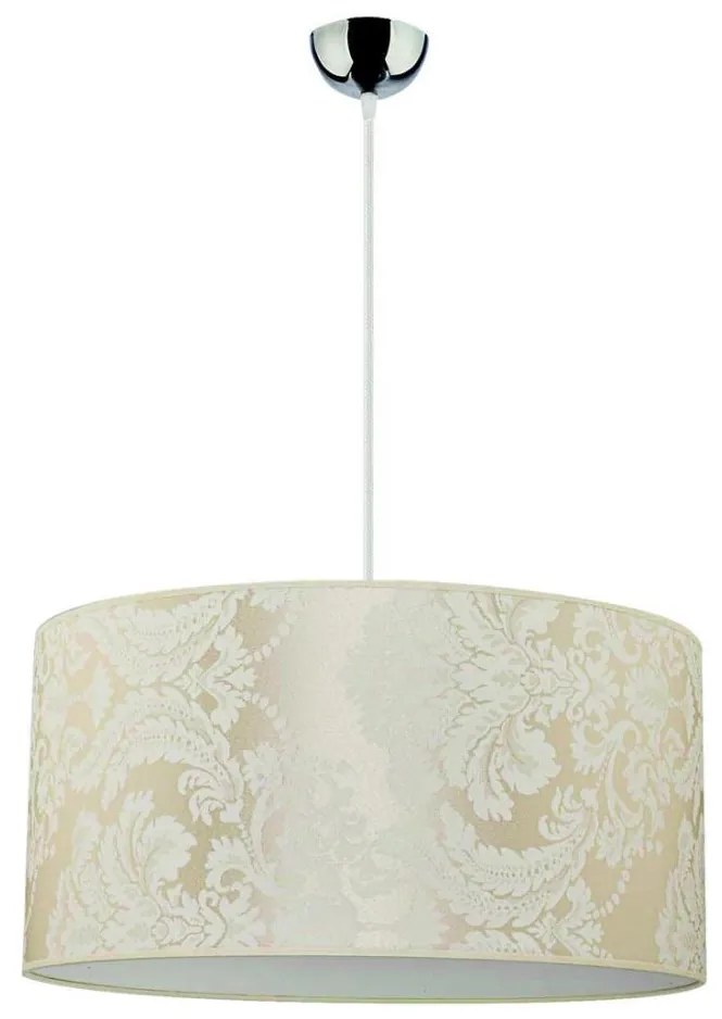 Duolla - Csillár zsinóron ALTO 1xE27/40W/230V átm. 45 cm bézs