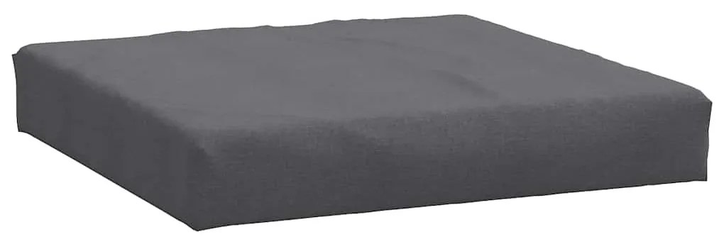 2 db melange antracitszürke szövet raklappárna