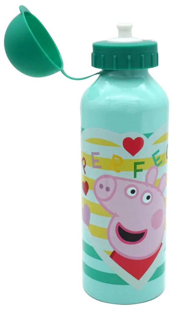 Peppa malac alumínium kulacs zöld 500ml