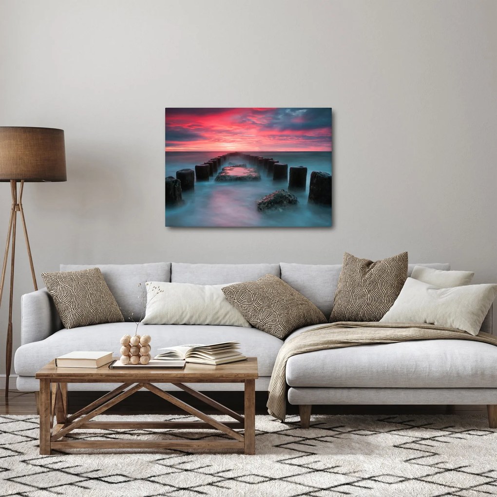 Kép - Sziklák a tenger (70x50 cm)