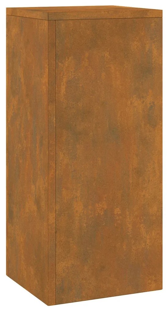 Kültéri Növénytartók Oszlop 2 db 24x24x55 cm Időjárásálló Acél