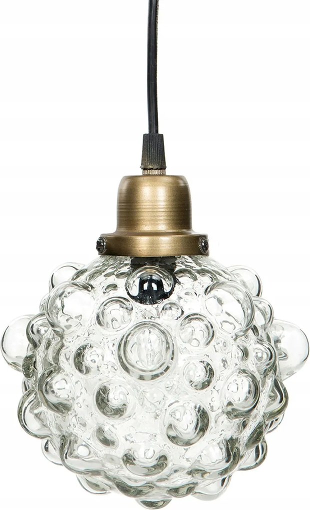 Függőlámpa Pearl üveg lámpabúra Arany