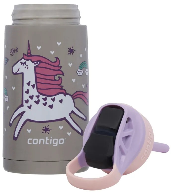 Contigo Gyermek hőálló palack Easy Clean 380 mlStrawberry Unicorn