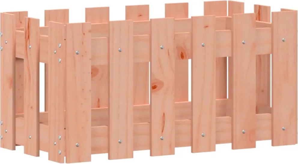 vidaXL tömör duglászfenyő növénytartó léces kialakítással 60x30x30 cm