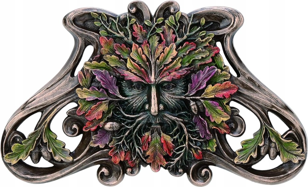 Szobor Medál figura Zöld Ember Ősz Veronese WU77582A4