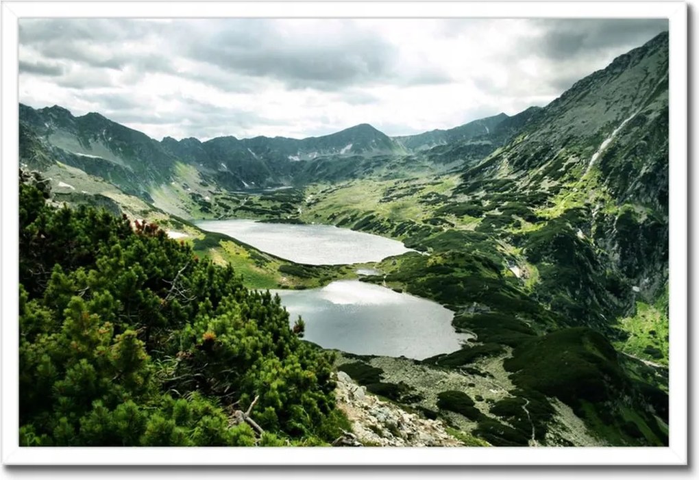 Poszterek keretben 60x40 Tátra Völgy 5 tó