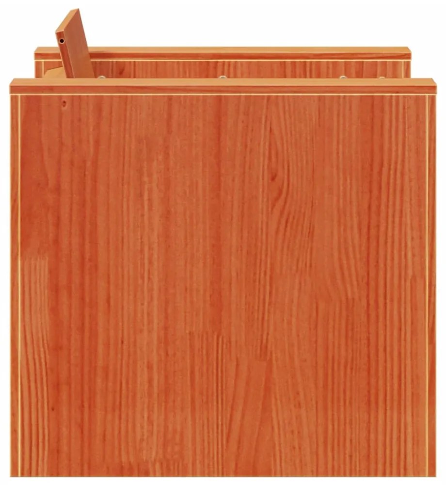 2 részes viaszbarna tömör fenyőfa kerti pihenőgarnitúra